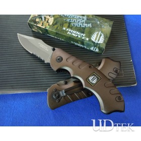 STRIDER 222 tactics folding knife-Titanium alloy handle full face lightweight folding knife UDTEK01993